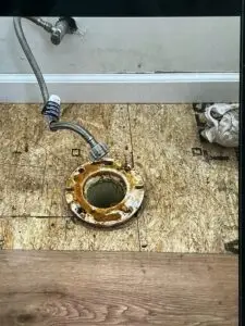 Toilet Flange Installation in Raleigh — flange replacement