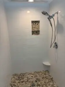 Master Bathroom Plumbing Remodel in Raleigh — plumbing remolded master bathroom